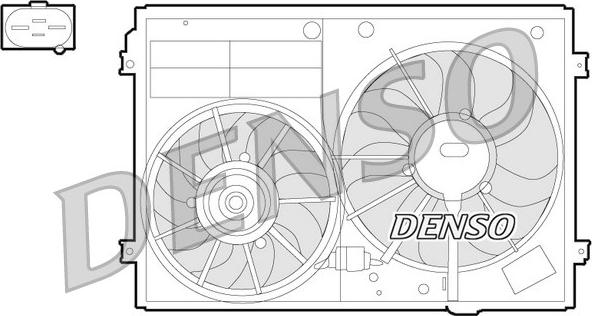 Denso DER32012 - Ventilateur, refroidissement du moteur www.parts5.com