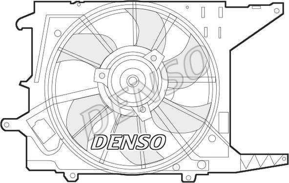 Denso DER37003 - Fan, radiator www.parts5.com