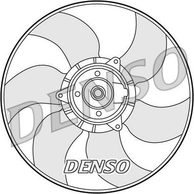 Denso DER23001 - Fan, radiator www.parts5.com