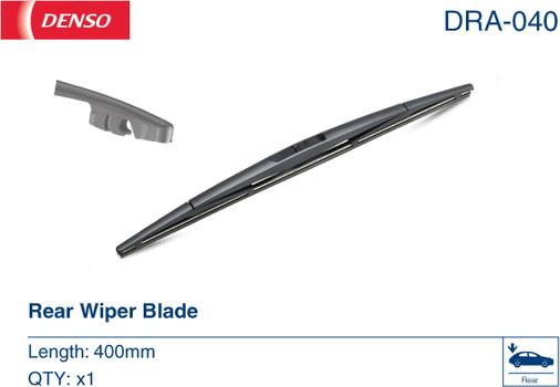 Denso DRA-040 - Wiper Blade www.parts5.com
