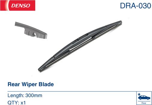 Denso DRA-030 - Wiper Blade www.parts5.com