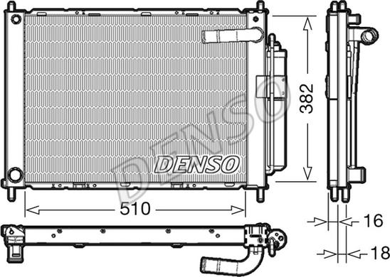 Denso DRM46101 - Cooler Module www.parts5.com