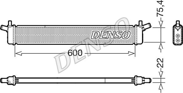 Denso DRM50136 - Radiator, engine cooling www.parts5.com