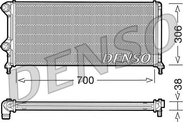 Denso DRM09060 - Radiator, engine cooling www.parts5.com