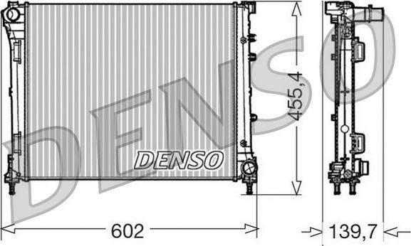 Denso DRM09162 - Radiator, engine cooling www.parts5.com