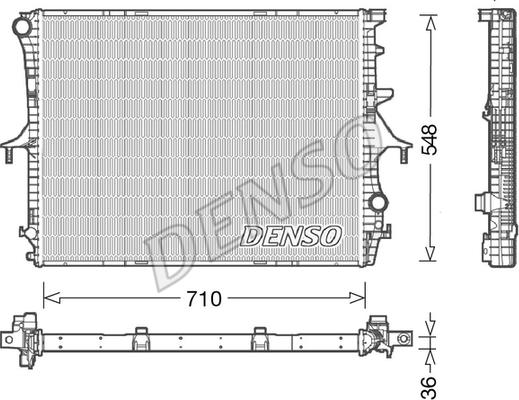 Denso DRM02026 - Radiator, engine cooling www.parts5.com