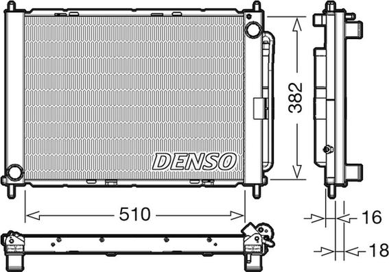 Denso DRM23104 - Охлаждащ модул www.parts5.com