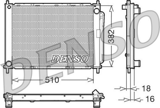 Denso DRM23100 - Chladiaca jednotka www.parts5.com