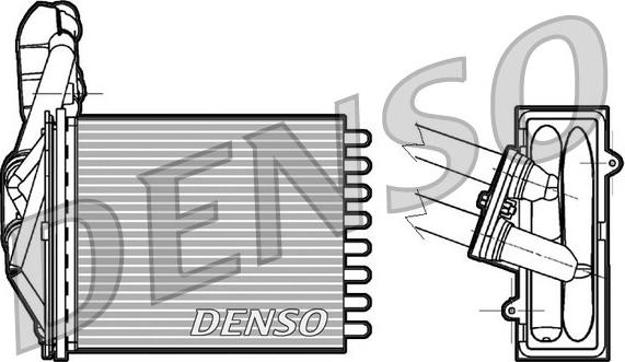 Denso DRR09042 - Heat Exchanger, interior heating www.parts5.com