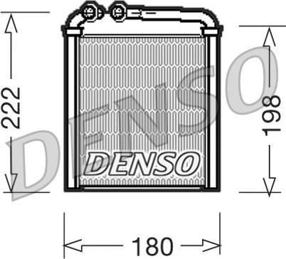 Denso DRR32005 - Heat Exchanger, interior heating www.parts5.com