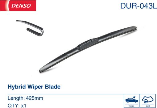 Denso DUR-043L - Wiper Blade www.parts5.com