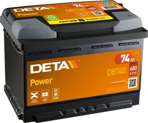 DETA DB740 - Starter Battery www.parts5.com