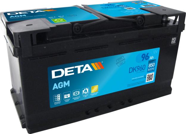 DETA DK960 - Startovací baterie www.parts5.com