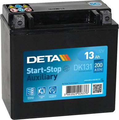 DETA DK131 - Starter Battery www.parts5.com