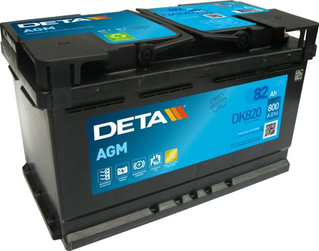 DETA DK820 - Starter Battery www.parts5.com