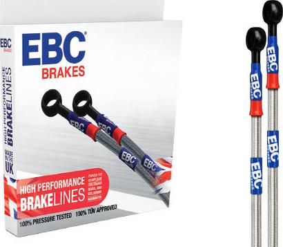 EBC Brakes BLA1993-4L - Комплект гальмівних шлангів високої продуктивності www.parts5.com