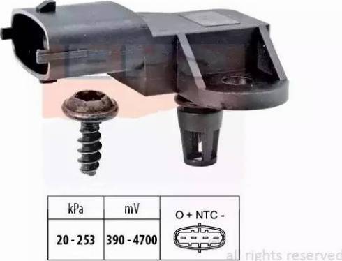 EPS 1.993.176 - Pressure Sensor, brake booster www.parts5.com