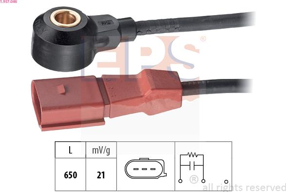 EPS 1.957.046 - Knock Sensor www.parts5.com