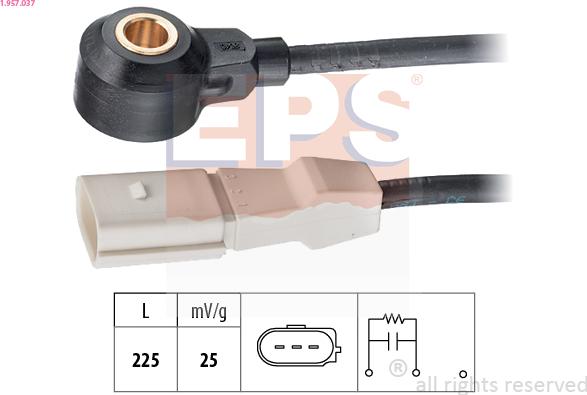 EPS 1.957.037 - Knock Sensor www.parts5.com