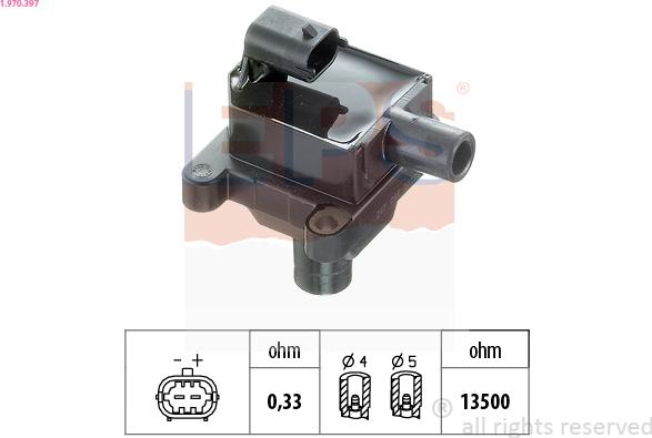 EPS 1.970.397 - Ignition Coil www.parts5.com