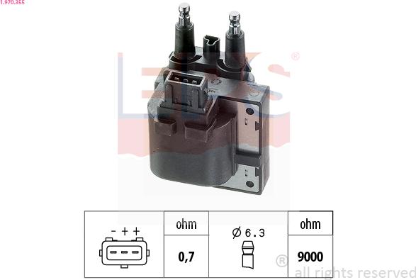 EPS 1.970.355 - Ignition Coil www.parts5.com