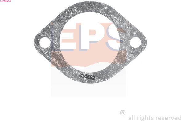EPS 1.890.558 - Gasket, thermostat www.parts5.com