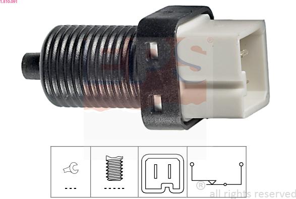 EPS 1.810.091 - Brake Light Switch www.parts5.com