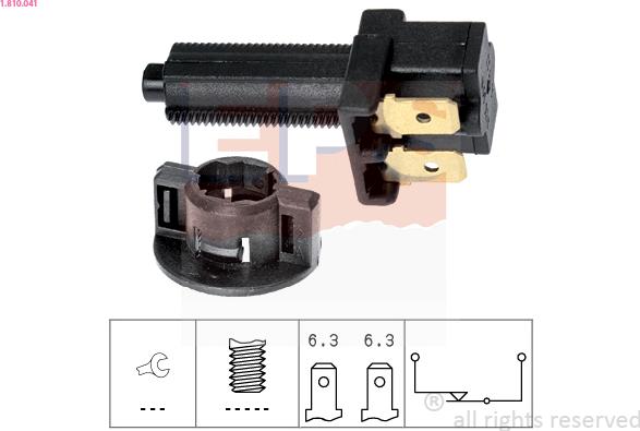 EPS 1.810.041 - Brake Light Switch www.parts5.com
