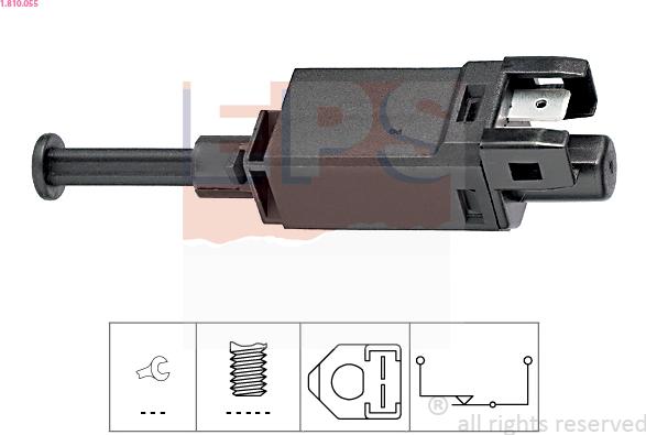 EPS 1.810.055 - Brake Light Switch www.parts5.com