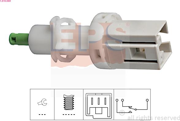 EPS 1.810.069 - Brake Light Switch www.parts5.com