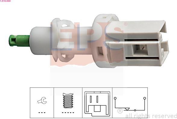 EPS 1.810.068 - Brake Light Switch www.parts5.com