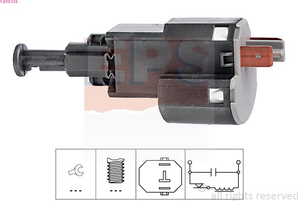 EPS 1.810.155 - Brake Light Switch www.parts5.com