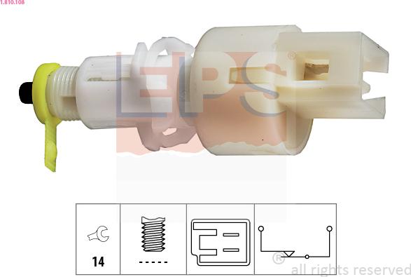 EPS 1.810.108 - Brake Light Switch www.parts5.com