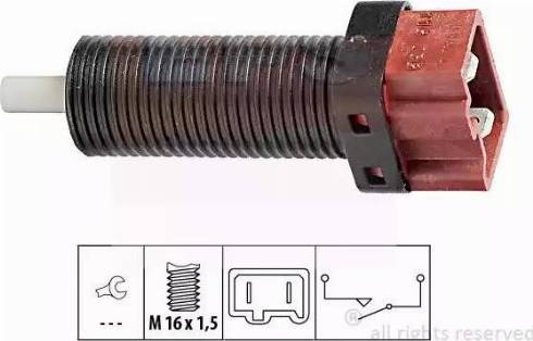 EPS 1810116 - Διακόπτης, μηχανισμός συμπλέκτη (ρύθμιση κινητήρα) www.parts5.com