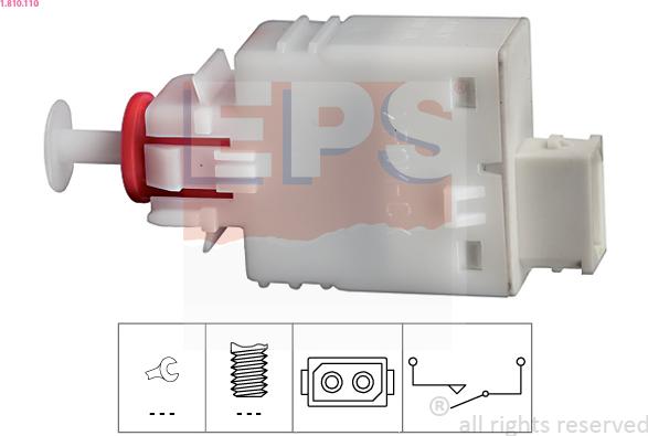 EPS 1.810.110 - Conmutador, accionamiento embrague (control veloc.) www.parts5.com