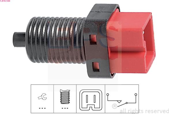 EPS 1.810.184 - Brake Light Switch www.parts5.com
