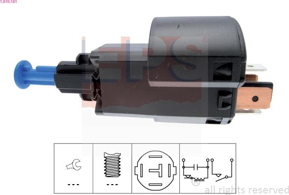 EPS 1.810.181 - Brake Light Switch www.parts5.com
