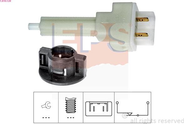 EPS 1.810.129 - Brake Light Switch www.parts5.com
