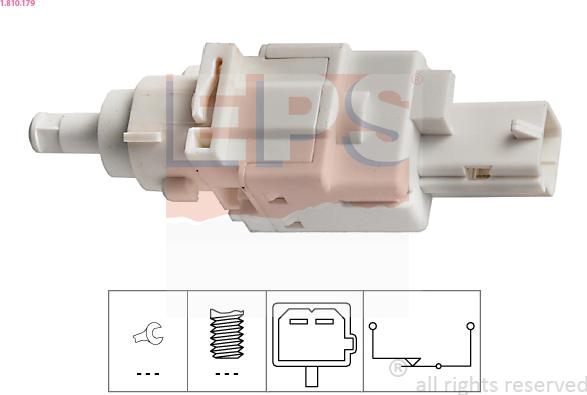 EPS 1.810.179 - Brake Light Switch www.parts5.com