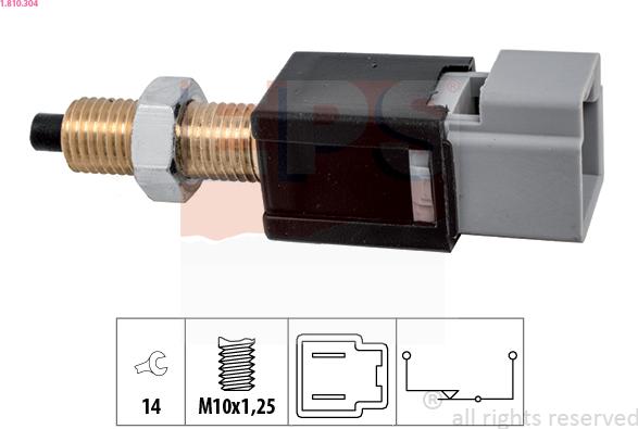 EPS 1.810.304 - Brake Light Switch www.parts5.com
