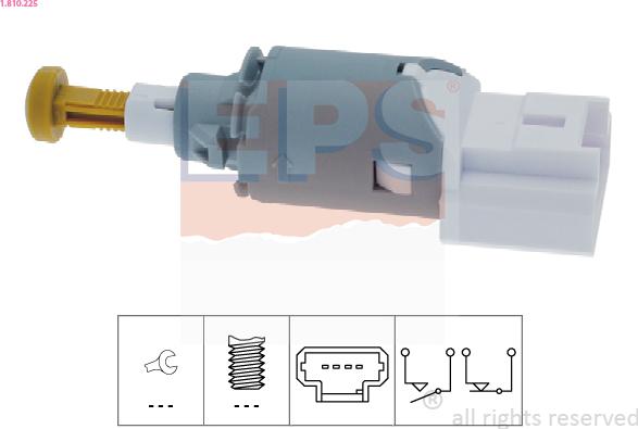 EPS 1.810.225 - Brake Light Switch www.parts5.com