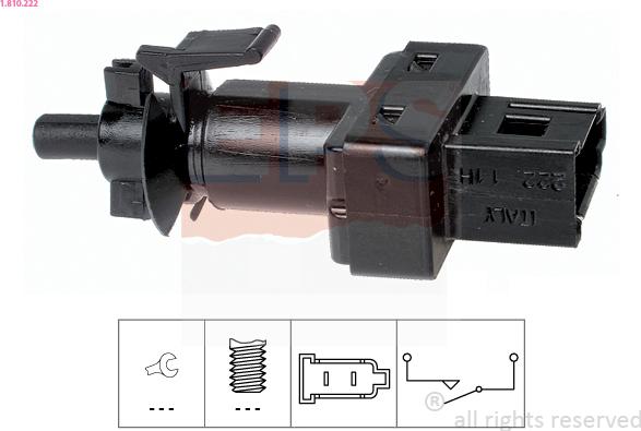 EPS 1.810.222 - Brake Light Switch www.parts5.com