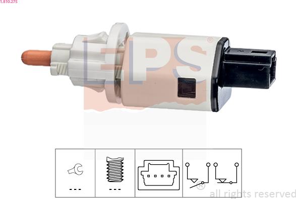 EPS 1.810.275 - Brake Light Switch www.parts5.com