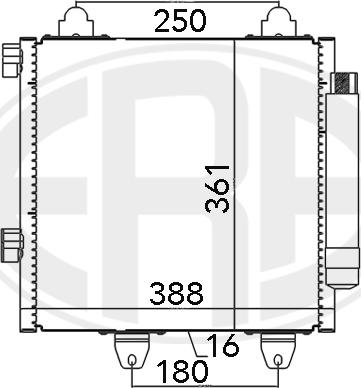 ERA 667022 - Condenser, air conditioning www.parts5.com