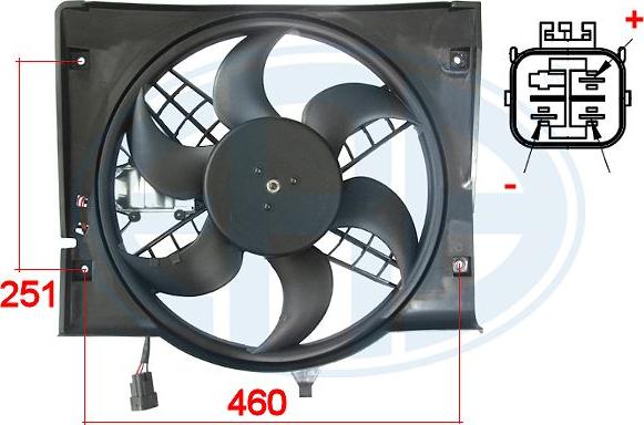 ERA 352010 - Fan, radiator www.parts5.com