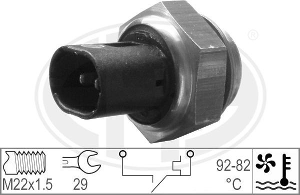 ERA 330181 - Temperature Switch, radiator / air conditioner fan www.parts5.com