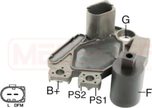 ERA 215845 - Voltage regulator, alternator www.parts5.com