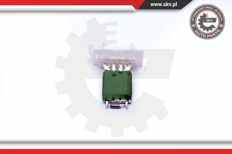 Esen SKV 94SKV062 - Resistor, interior blower www.parts5.com