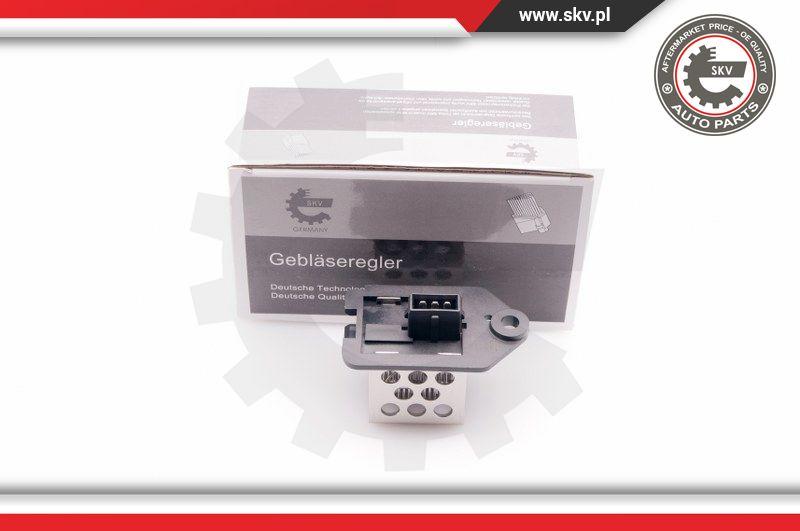 Esen SKV 94SKV012 - Resistor, interior blower www.parts5.com