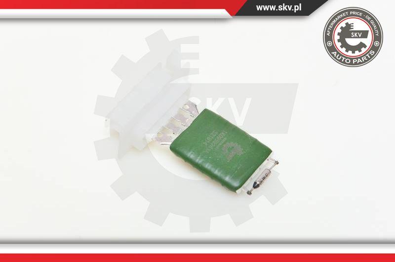 Esen SKV 95SKV005 - Resistor, interior blower www.parts5.com